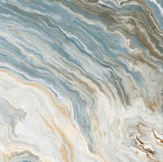 tiles-aqua art 24" × 24" Porcelain Glossy Tiles - Aqua Art