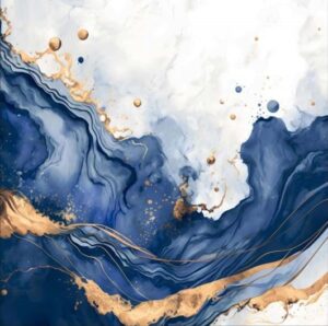 tiles-gold11 24" × 24" Porcelain Glossy Tiles - Gold-11