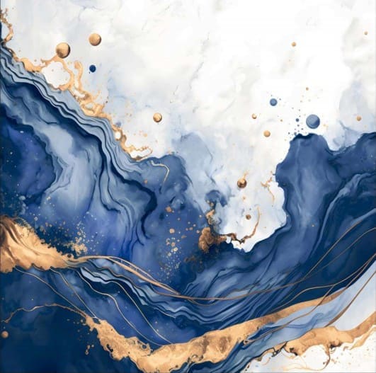 24" × 24" Porcelain Glossy Tiles - Gold-11