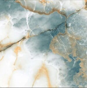 24" × 24" Porcelain Glossy Tiles - Panther Aqua