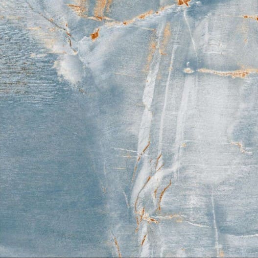 24" × 24" Porcelain Glossy Tiles - Trion Blue